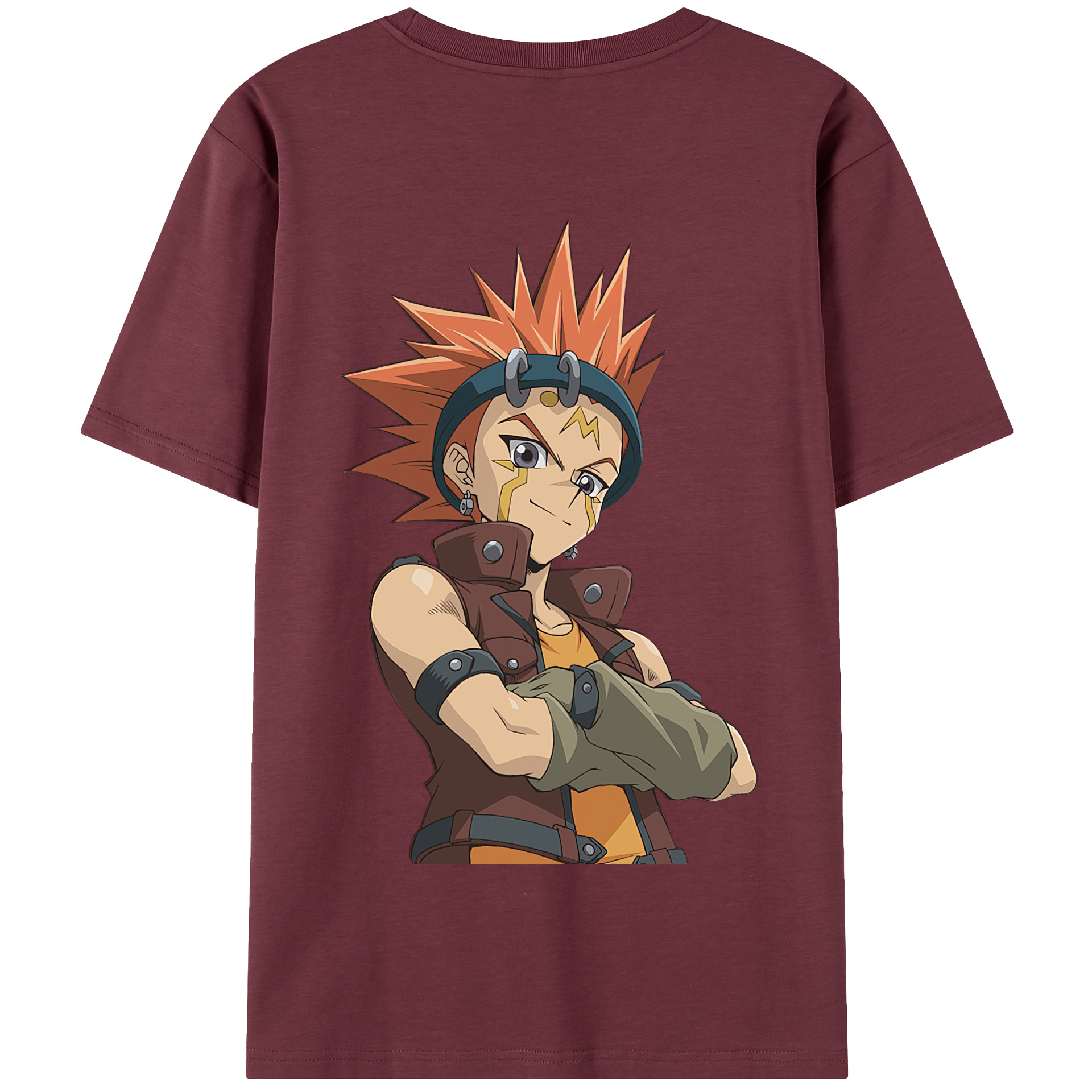 （画像用） 遊☆戯☆王 Yu-Gi-Oh! 綿100％半袖Tシャツ（背面プリント）